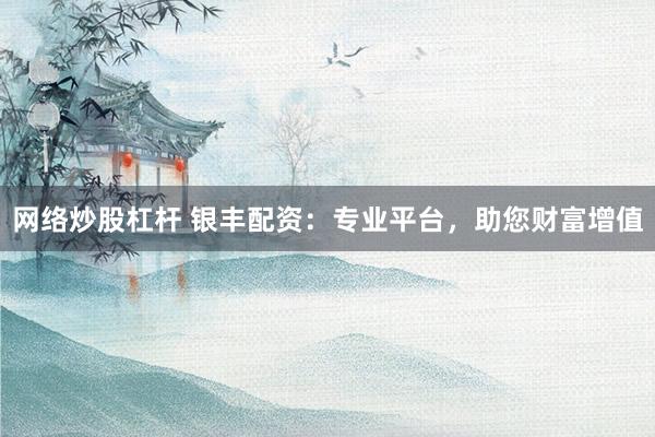 网络炒股杠杆 银丰配资：专业平台，助您财富增值